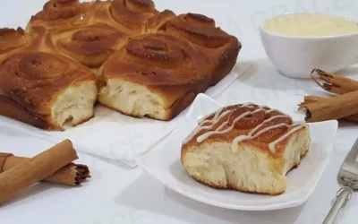 Cinnamon rolls with cream cheese frosting