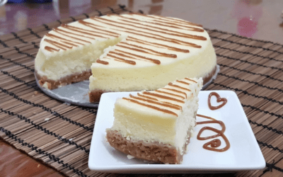 The Ultimate Salted Caramel Baked Cheesecake